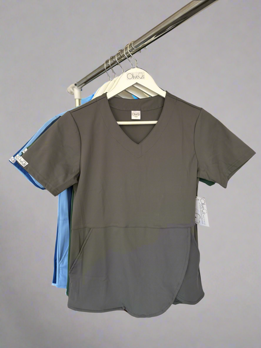 Women's Pendulum Top in Gray