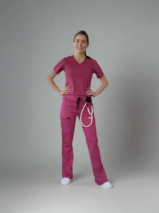 Women's Tuck-In Top in Vintage Rose