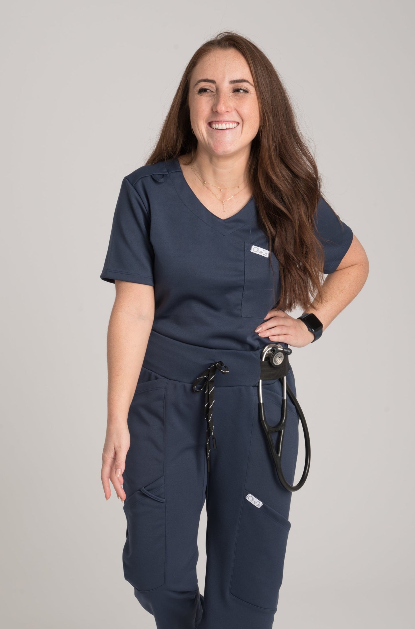 Women's Tuck-In Top in Midnight Blue