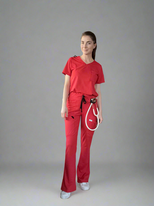 Preorder: Women's Tuck-In Top in Scarlet