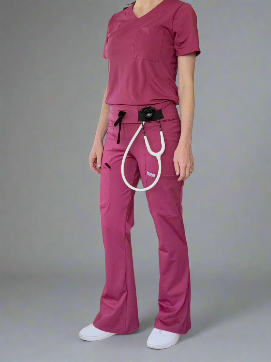 Women's Bootcut Pants in Vintage Rose