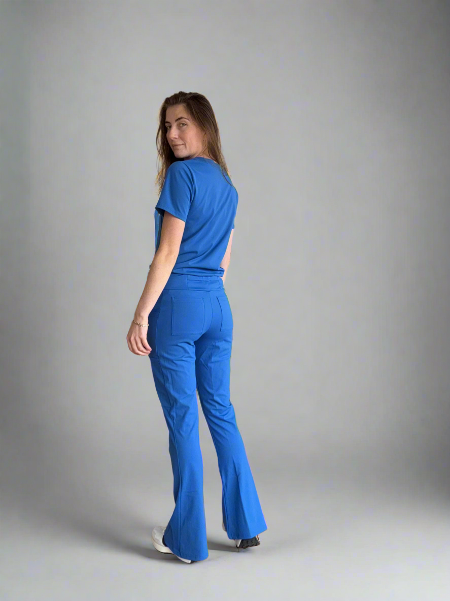 Women's Bootcut Pants in Royal Blue