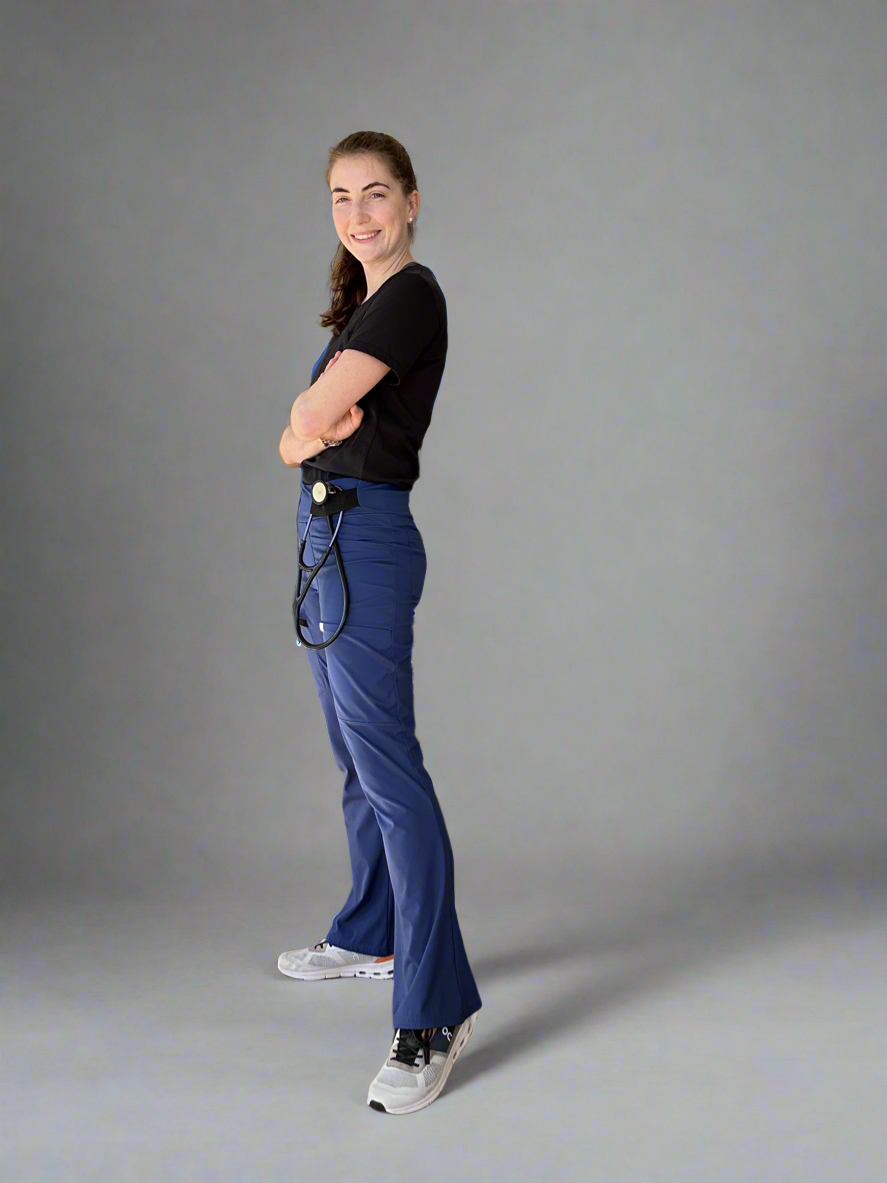 Women's Bootcut Pants in True Navy