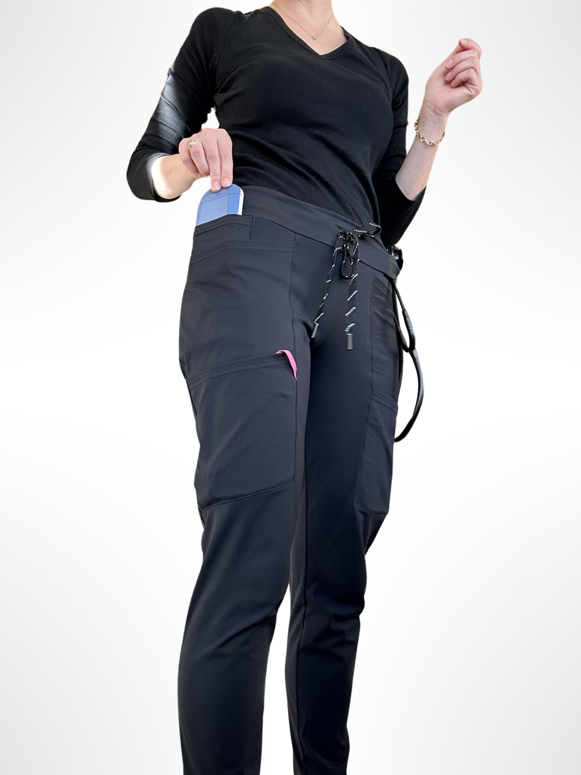 Women\'s Jogger Pants in Black – OliveUs Apparel
